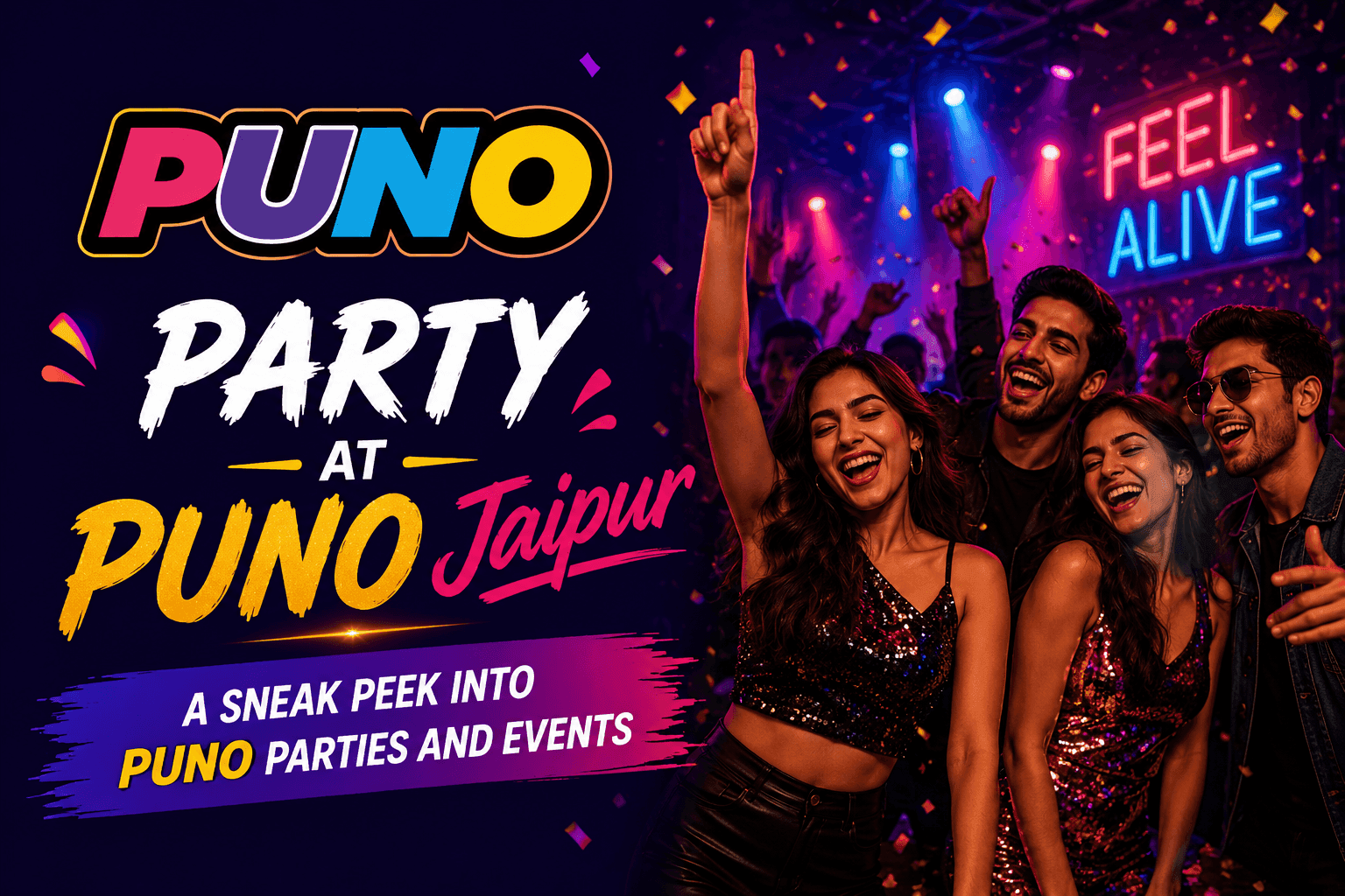 Party at PUNO Jaipur- A Sneak Peek into Puno Parties and Events