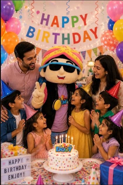Unforgettable celebration with Our Mascot Quto